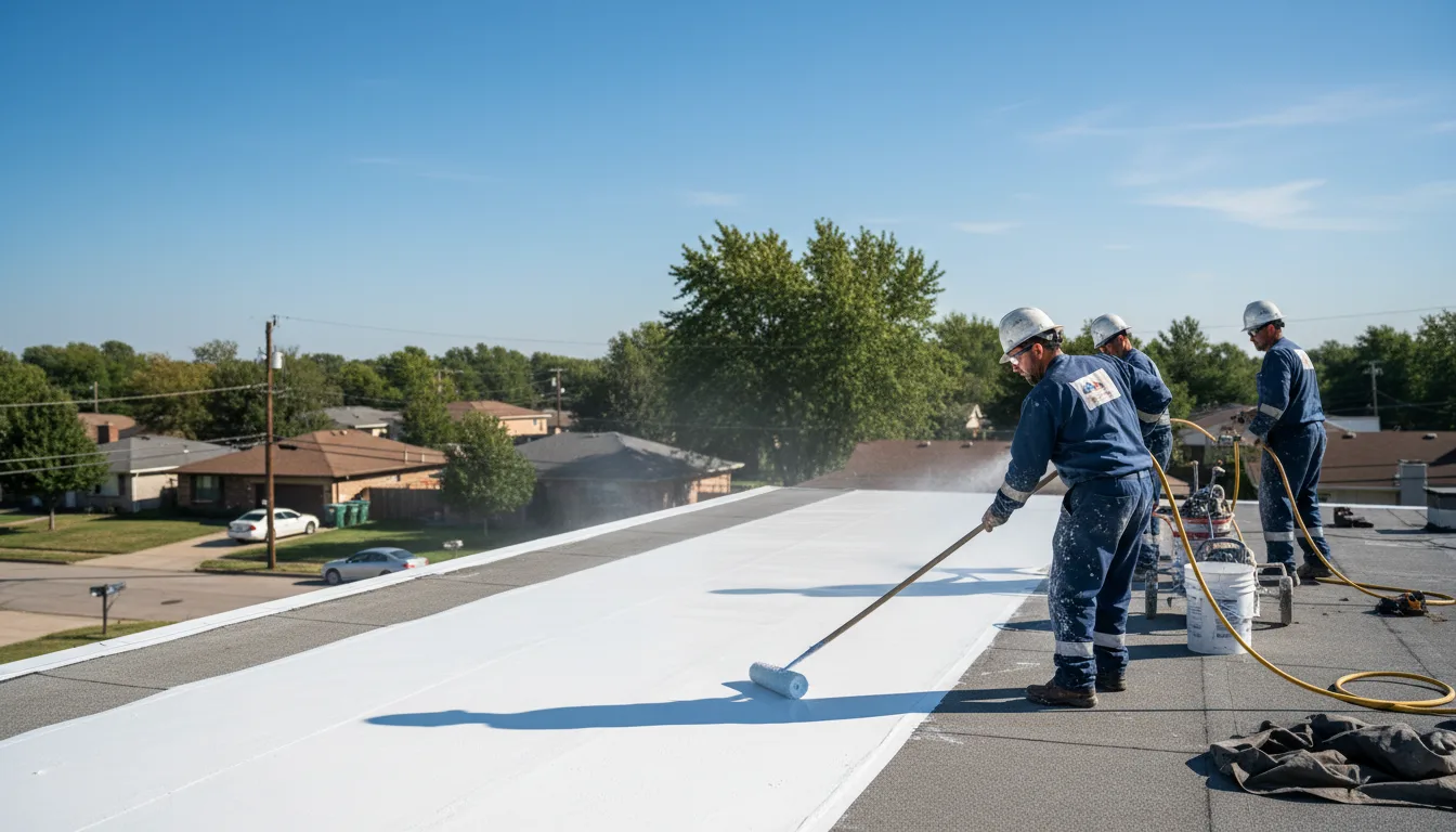 Commercial roof coating in Agency, MO near me